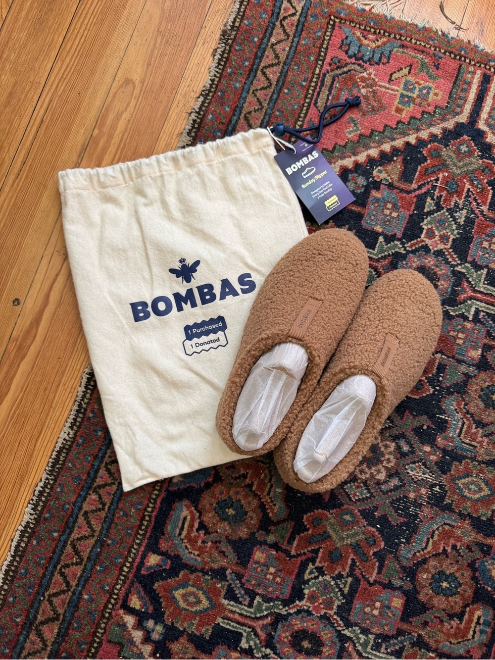 Bombas Sunday Slipper Dark Camel - Picture 2 of 6